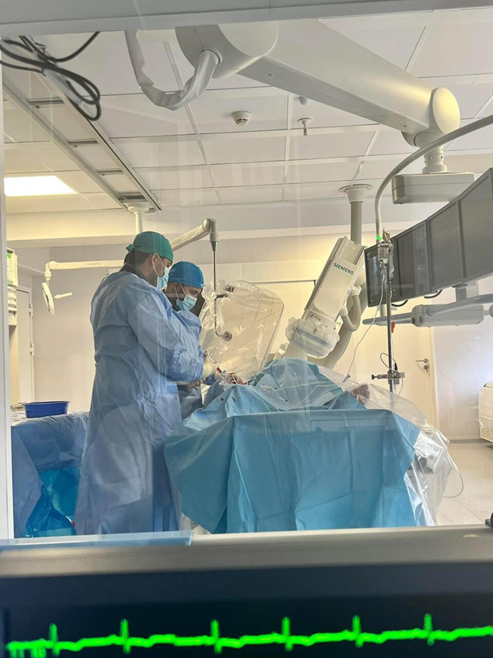 Cardiologie intervențională, dr. Blaga și dr. Turcoman