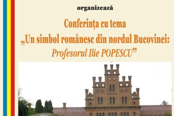Conferința „Un simbol românesc din nordul Bucovinei: profesorul Ilie Popescu”, la Biblioteca Bucovinei