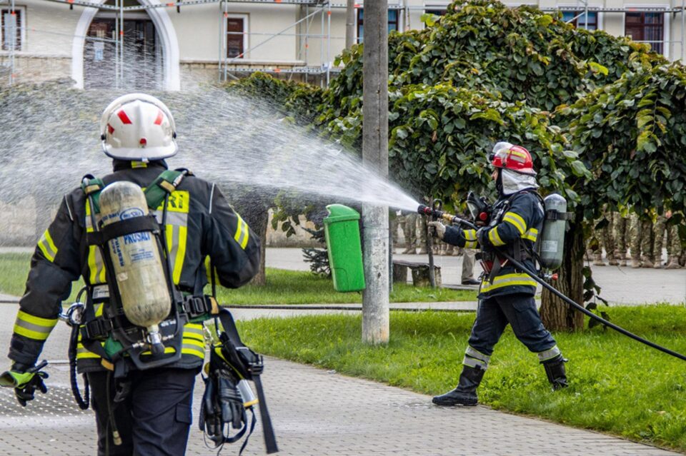 Exercițiu tactic. Foto Laurențiu Sbiera