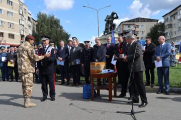 Manifestări dedicate împlinirii a 100 de ani de la dezvelirea monumentului "Grănicerul", ridicat în memoria eroilor Regimentului 2 Grăniceri