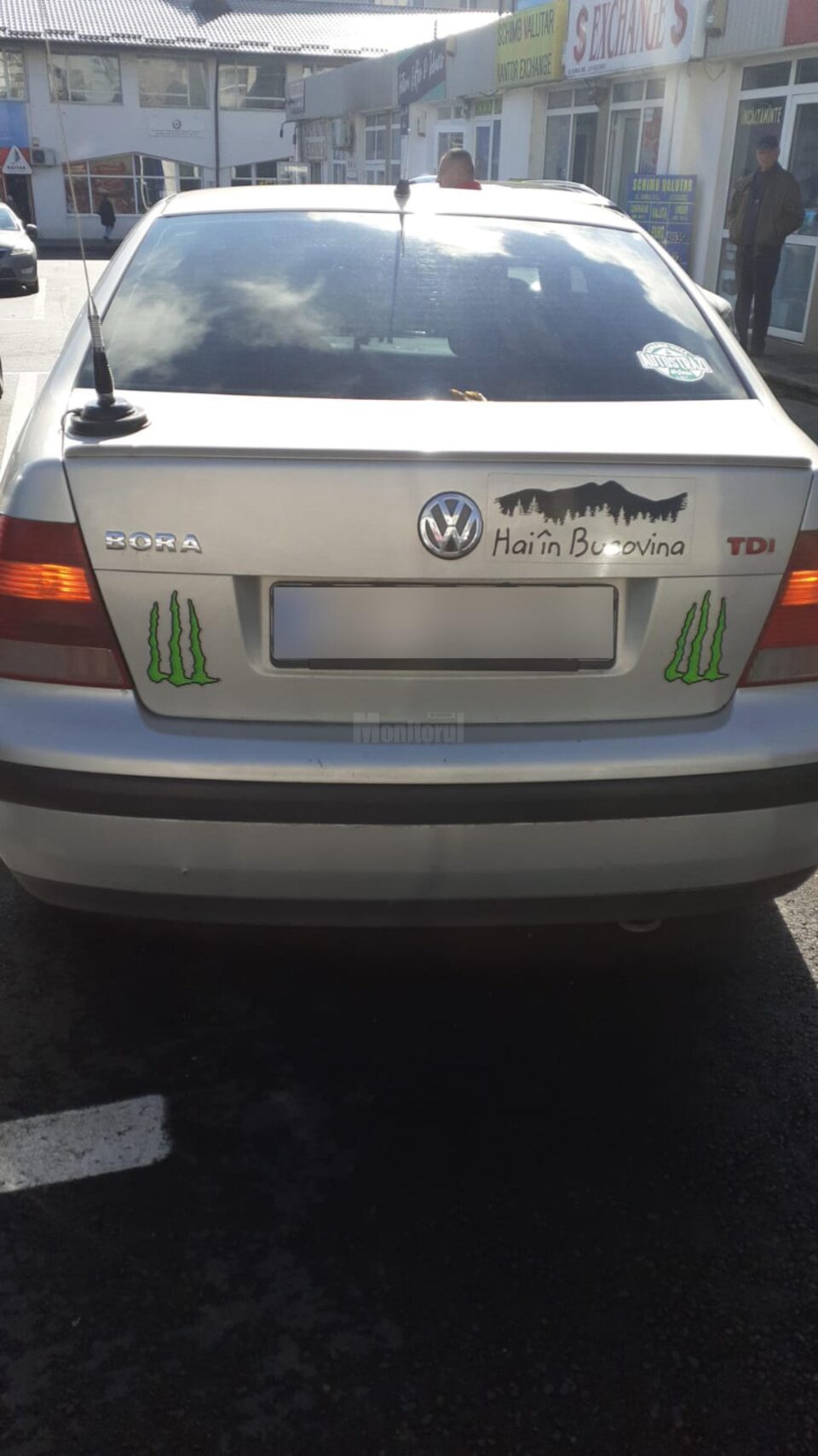 Mașina blocată
