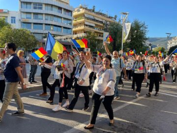 Două premii importante obținute de Corala de fete ,,Ciprian Porumbescu” a Colegiului Național ,,Ștefan cel Mare”, în Grecia