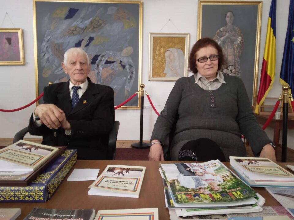 Prof. dr. Ilie Popescu și scriitoarea Eleonora Schipor