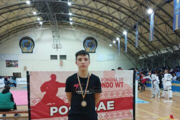 Tudor Andrei Mihalache practică taekwondo de peste 9 ani