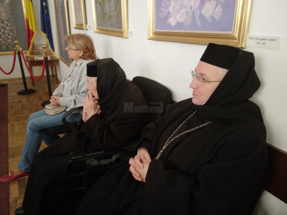 Stareța Mănăstirii Voroneț, stavrofora dr. Gabriela Platon și stavrofora Elena Simionovici