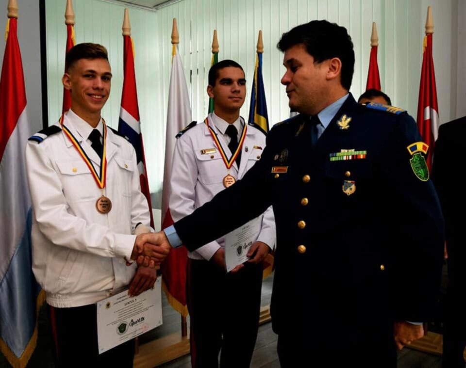 Elevul sergent Ștefan Romaș - Foto Maistru militar clasa a II-a Marius Bădescu