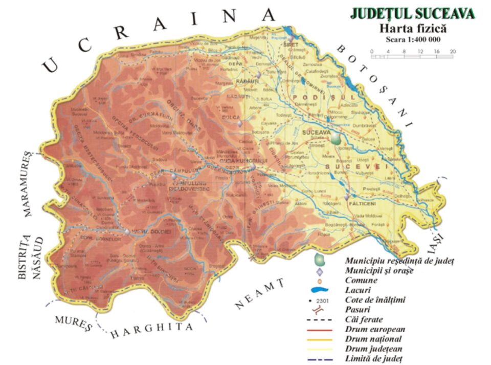 CJ Suceava va realiza o hartă cu drumurile județene modernizate și care urmează să fie reabilitate