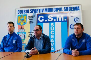 Tudor Orășanu, Valerică Gherasim și Vasile Moșuc au vorbit despre situația de la echipa de volei CSM Suceava