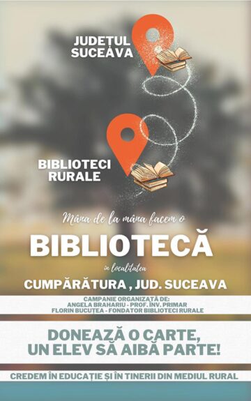 Afișul pentru biblioteca de la Cumpărătura