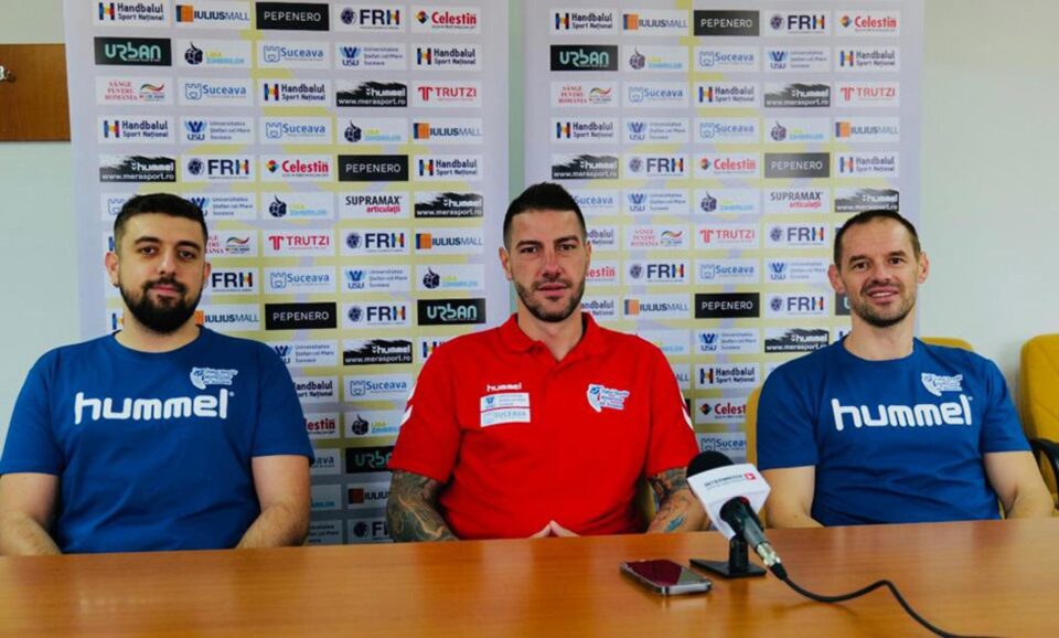 Adrian Tîrzioru, Bogdan Șoldănescu și Razvan Gavriloaia au prefațat partida cu CSM Odorheiu Secuiesc