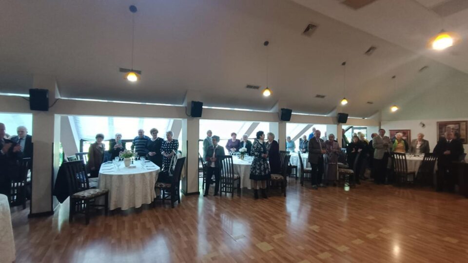 O parte dintre pensionarii prezenți la eveniment