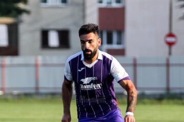 Eduard Julei a marcta golul care a decis partida de la Radauti. Foto - Marius Bunduc.