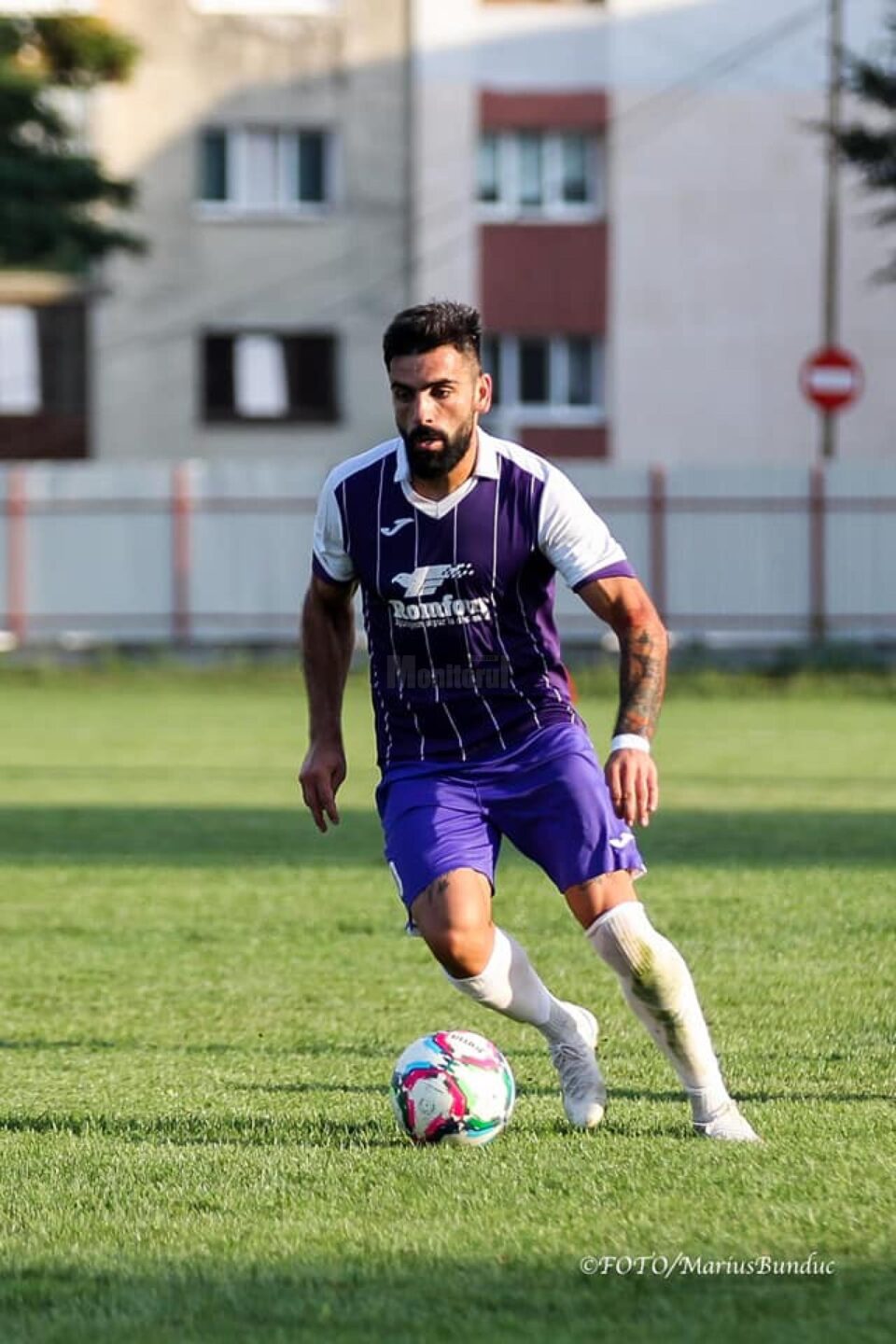 Eduard Julei a marcta golul care a decis partida de la Radauti. Foto - Marius Bunduc.