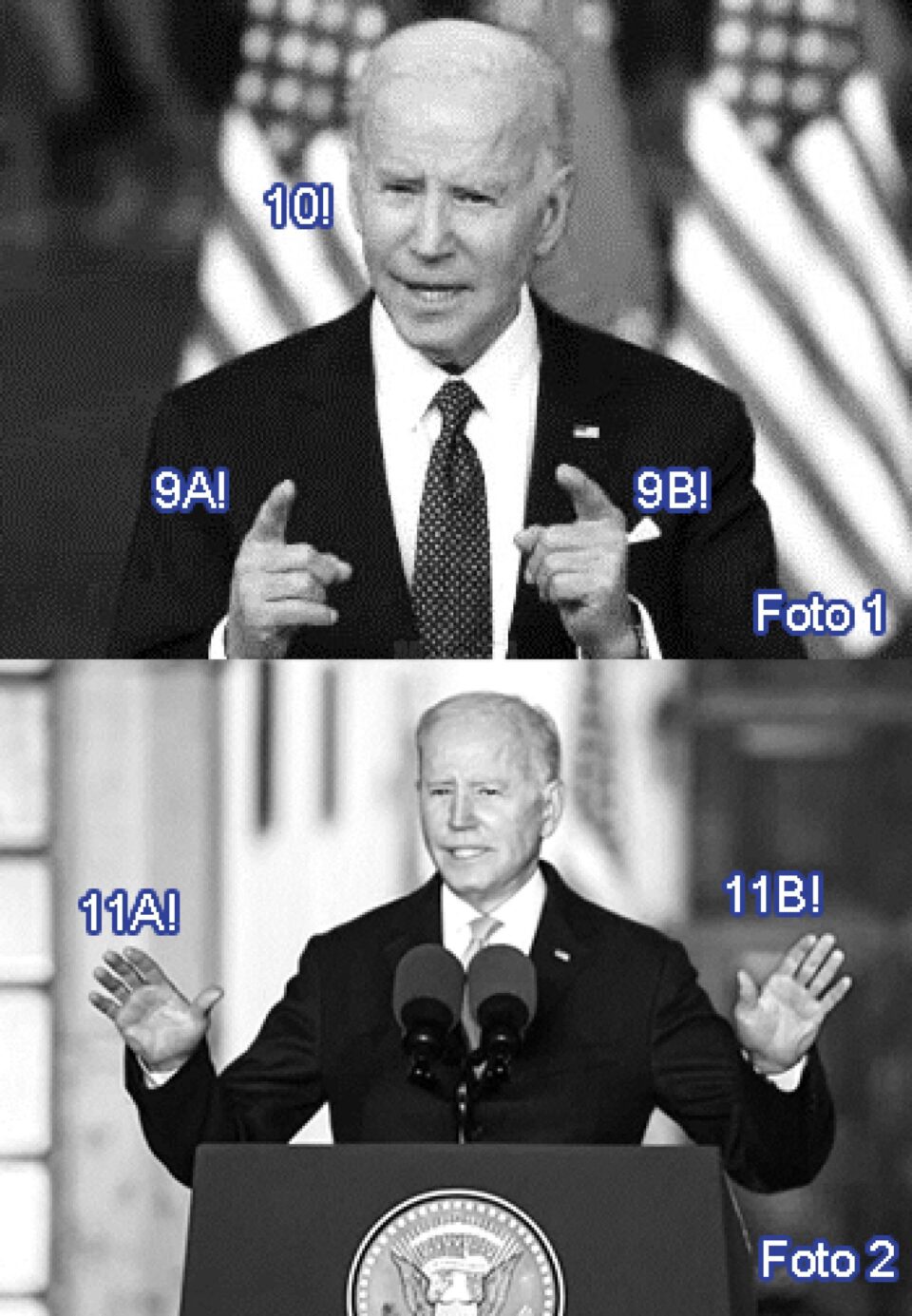 Limbajul nonverbal la Joe Biden – nevoia de liniște și echilibru