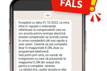 E.ON Energie România atrage atenția asupra unor mesaje false transmise în numele companiei