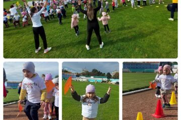 Sport și activități în aer liber, de Săptămâna Europeană a Sportului, la Grădinița „1-2-3”