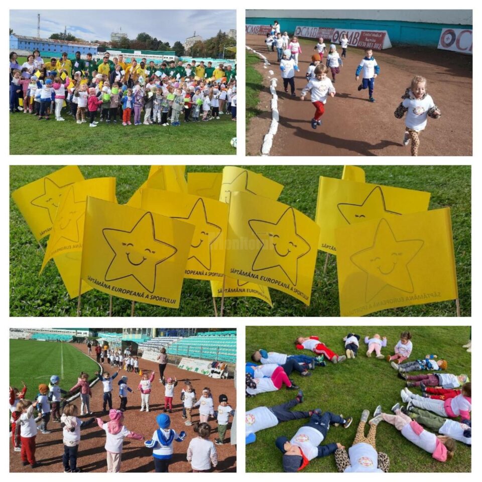 Sport și activități în aer liber, de Săptămâna Europeană a Sportului, la Grădinița „1-2-3”
