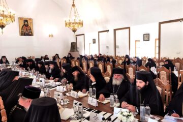 Sinaxă monahală a stareților și starețelor la Mănăstirea Putna. Foto arhiepiscopia sucevei.ro