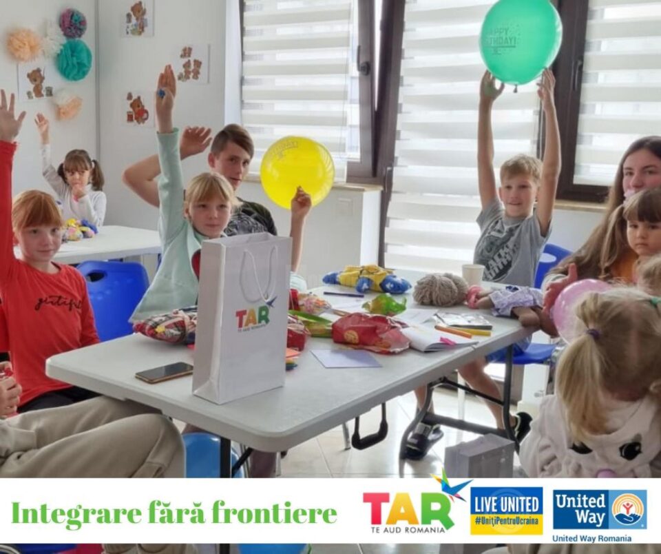 200 de copii refugiați ucraineni, ajutați să se integreze în comunitate de Fundația Te Aud Români, cu ajutorul United Way România