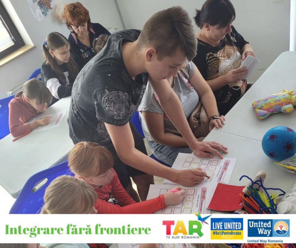 200 de copii refugiați ucraineni, ajutați să se integreze în comunitate de Fundația Te Aud România, cu ajutorul United Way România