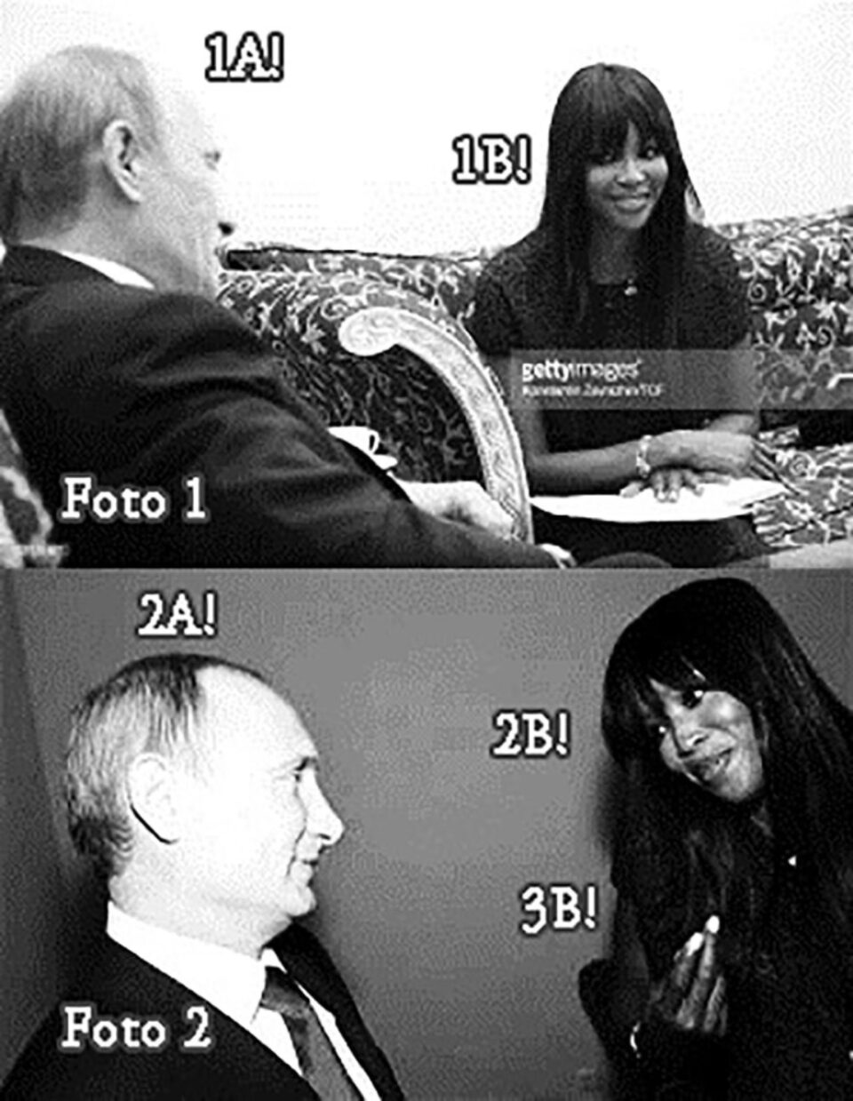 Limbajul nonverbal la Vladimir Putin și Naomi Campbell (II) – jocul de-a șoarecele și pisica