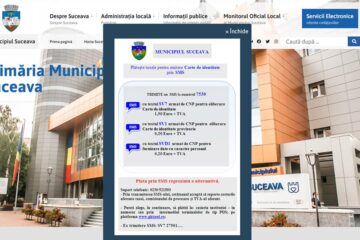 Plata taxei de eliberare a actelor de identitate se poate face prin SMS, către Primăria Suceava