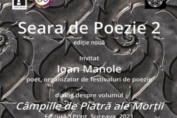 O nouă „Seară de poezie”, vineri, la Teatrul Municipal „Matei Vișniec”