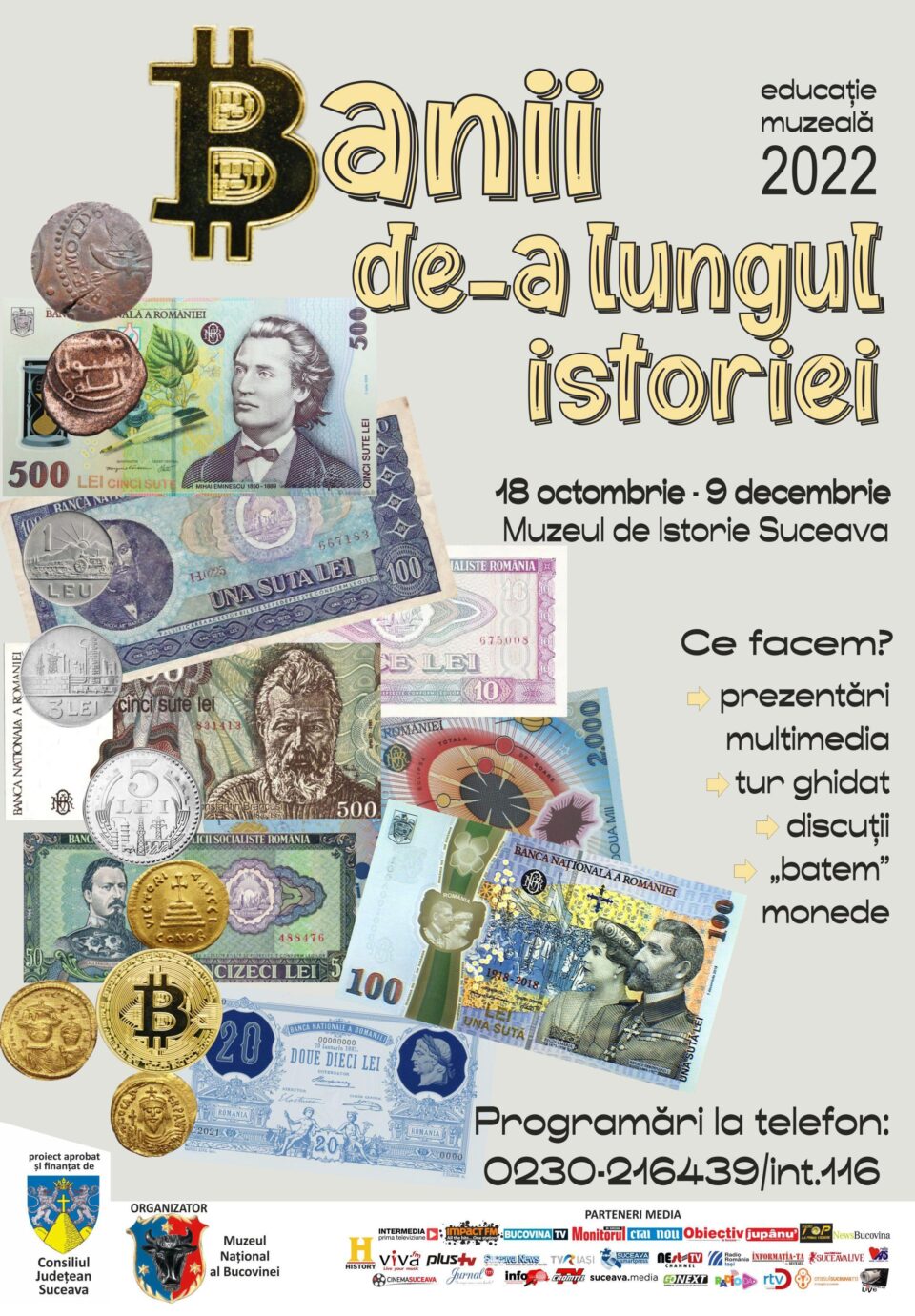 „Banii de-a lungul istoriei”, lecție de educație muzeală pentru copii și tineri