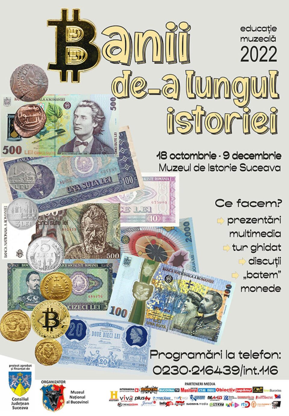 „Banii de-a lungul istoriei”, lecție de educație muzeală pentru copii și tineri