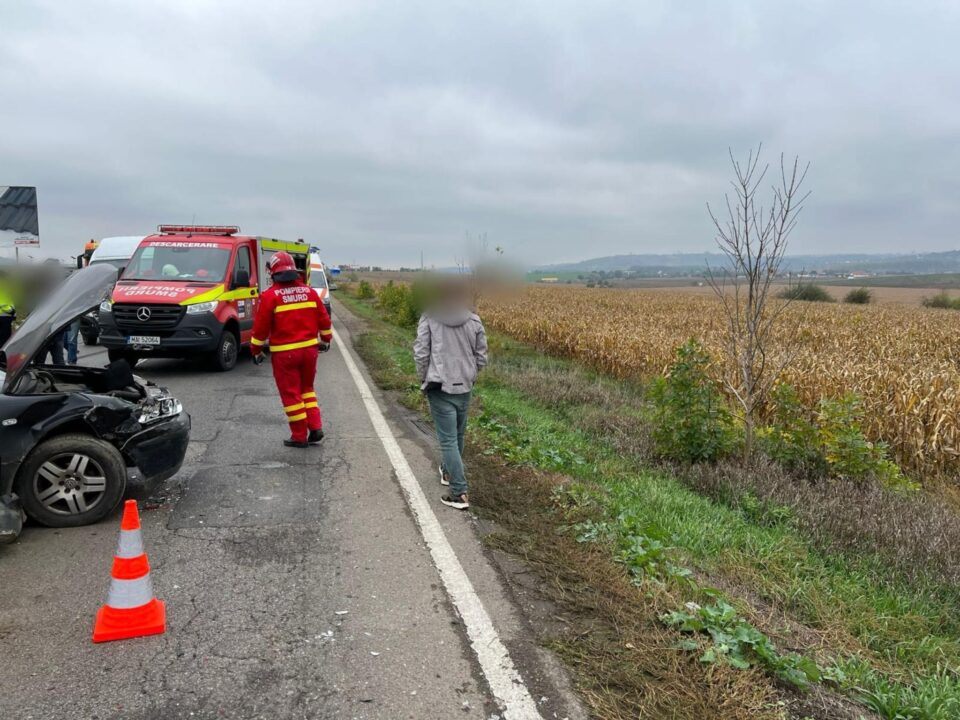 carambol la intrarea in Suceava