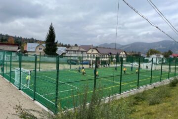 Noul teren de sport multifuncțional de la Școala Gimnazială din Frasin