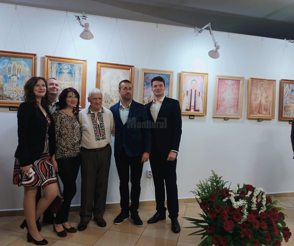 Vernisajul expoziției „Monumentalitate și filosofie în viziunea unui pictor bucovinean – Dimitrie Roman”, la Rădăuți