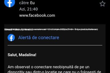Contul de socializare al Mădălinei a fost spart și blocat prin postarea unui video indecent