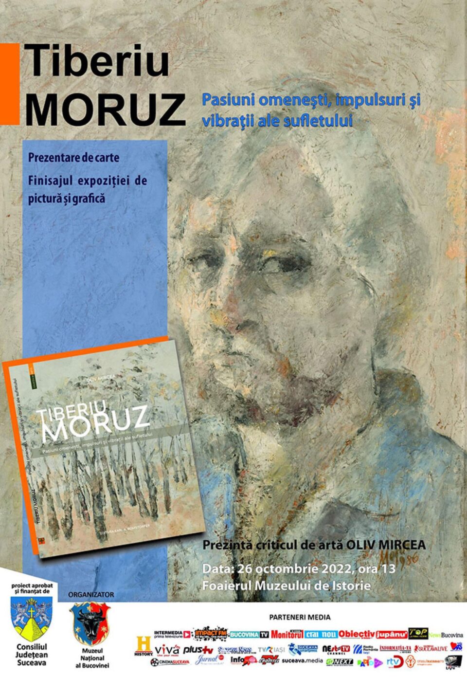 Prezentarea albumului „Tiberiu Moruz – Pasiuni omenești, impulsuri și vibrații ale sufletului”, la Muzeul Național al Bucovinei