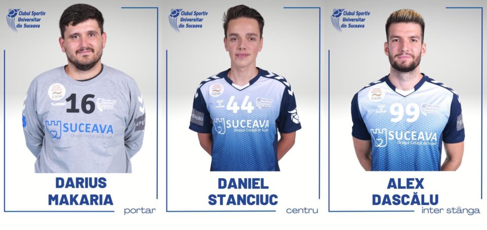 „Universitarii” Darius Makaria, Daniel Stanciuc și Alex Dascălu au fost convocați la lotul național „Universitarii” Darius Makaria, Daniel Stanciuc și Alex Dascălu au fost convocați la lotul național