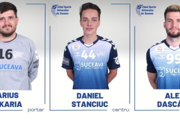 „Universitarii” Darius Makaria, Daniel Stanciuc și Alex Dascălu au fost convocați la lotul național