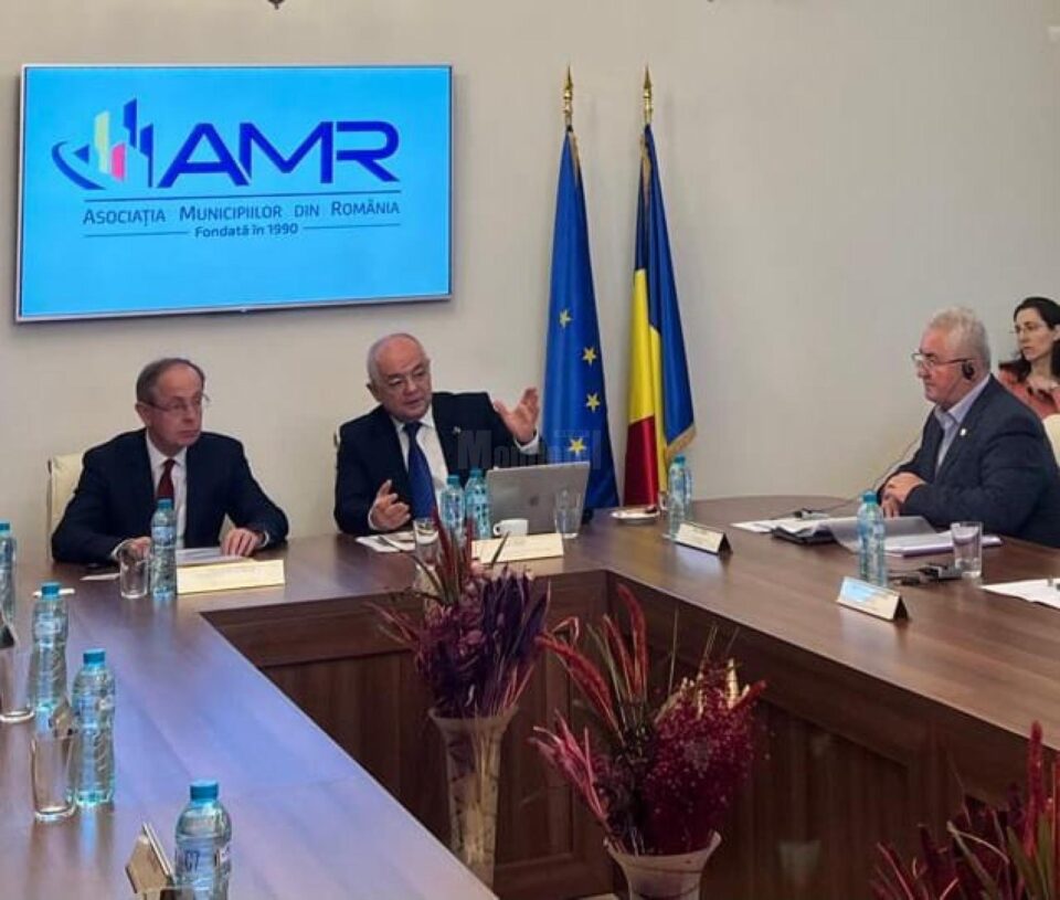 Primarul Sucevei, Ion Lungu, la discuțiile purtate la sediul Asociației Municipiilor din România 2