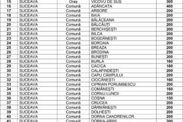 Sume alocate Sucevei pentru plata unor cheltuieli curente și de capital