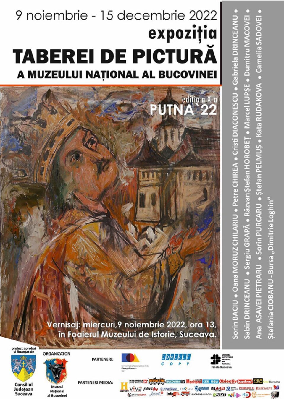 Expoziția celei de a X-a ediții a Taberei de Pictură a Muzeului Național al Bucovinei, la Muzeul de Istorie Expoziția celei de a X-a ediții a Taberei de Pictură a Muzeului Național al Bucovinei, la Muzeul de Istorie