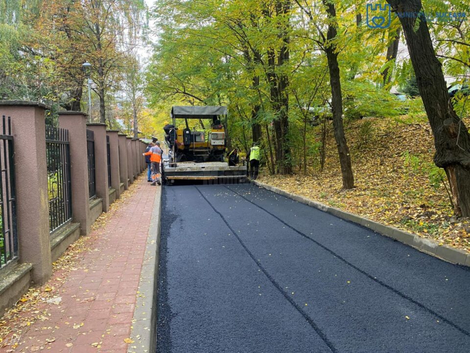 Asfaltări și modernizări stradale în zona Colegiului Economic și a Colegiului Tehnic “Samuil Isopescu”