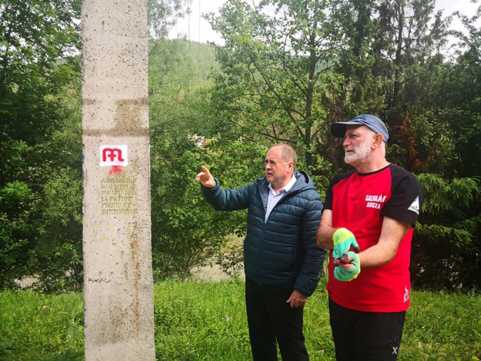 Niculai Barbă și șeful Salvamont Suceava, Voicu Raia
