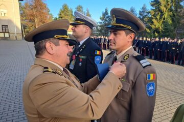 Distincții pentru elevii și profesorii Colegiului Militar din Câmpulung, Foto Laurențiu Sbiera