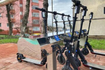 Trotinetele electrice puse la dispoziție spre închiriere de Primăria Suceava