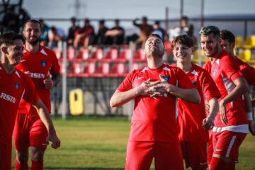 Golgeterul Ionel Stoian savureaza o noua reusita in tricoul Bucovinei. Foto Cristian Plosceac