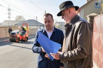 Viceprimarul Lucian Harșovschi a verificat în teren efectuarea lucrărilor, în mai multe etape