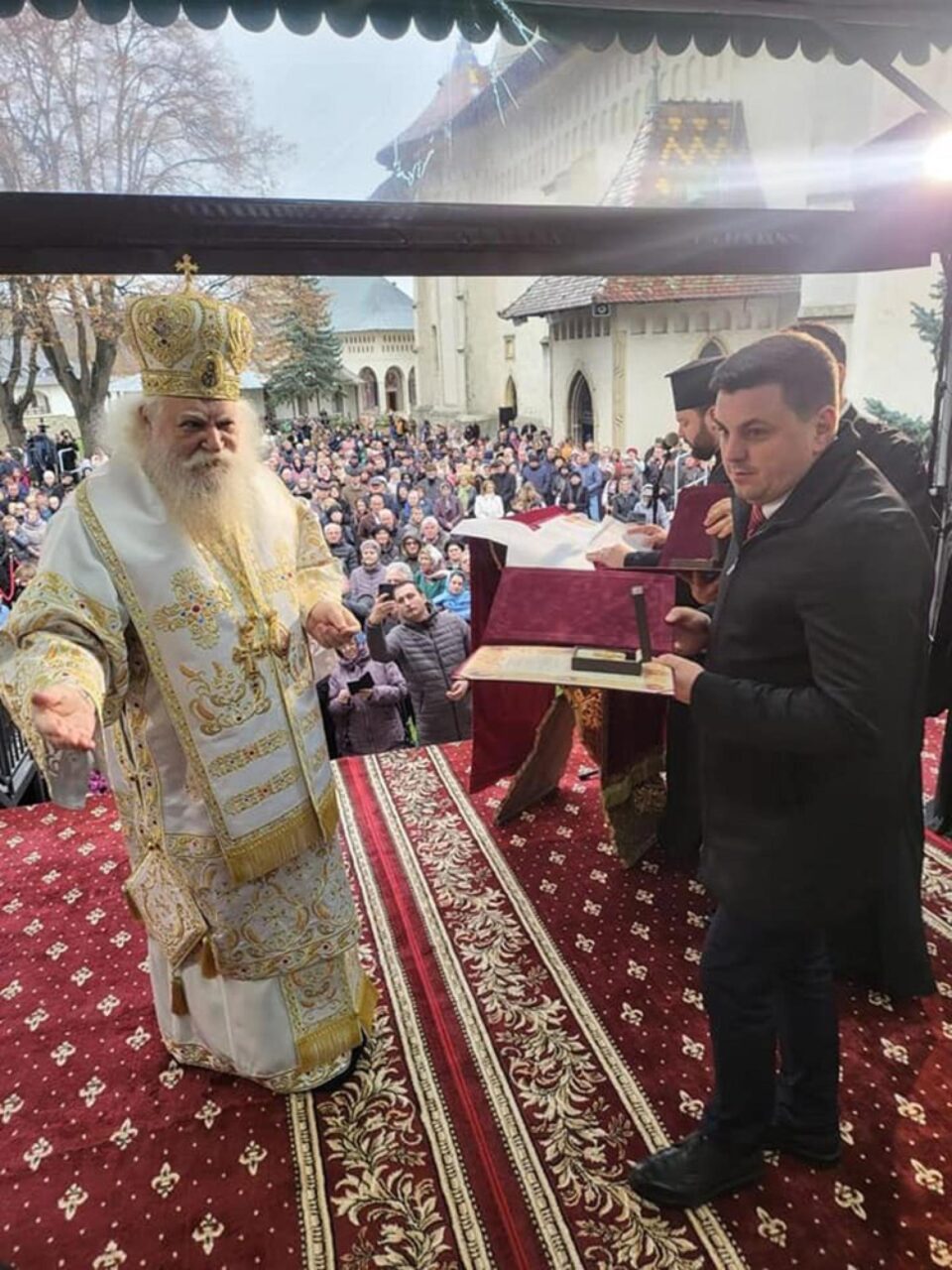 Adrian Haralambie Bidu a primit ordinul „Crucea Mușatinii”