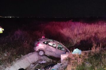 Accident mortal cu o mașină răsturnată pe centura Rădăuțiului