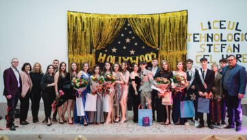 Balul Bobocilor - Liceul Tehnologic „Ștefan cel Mare“, ediția a XV-a, eveniment cu tema „Hollywood” Foto Florin Slevoaca