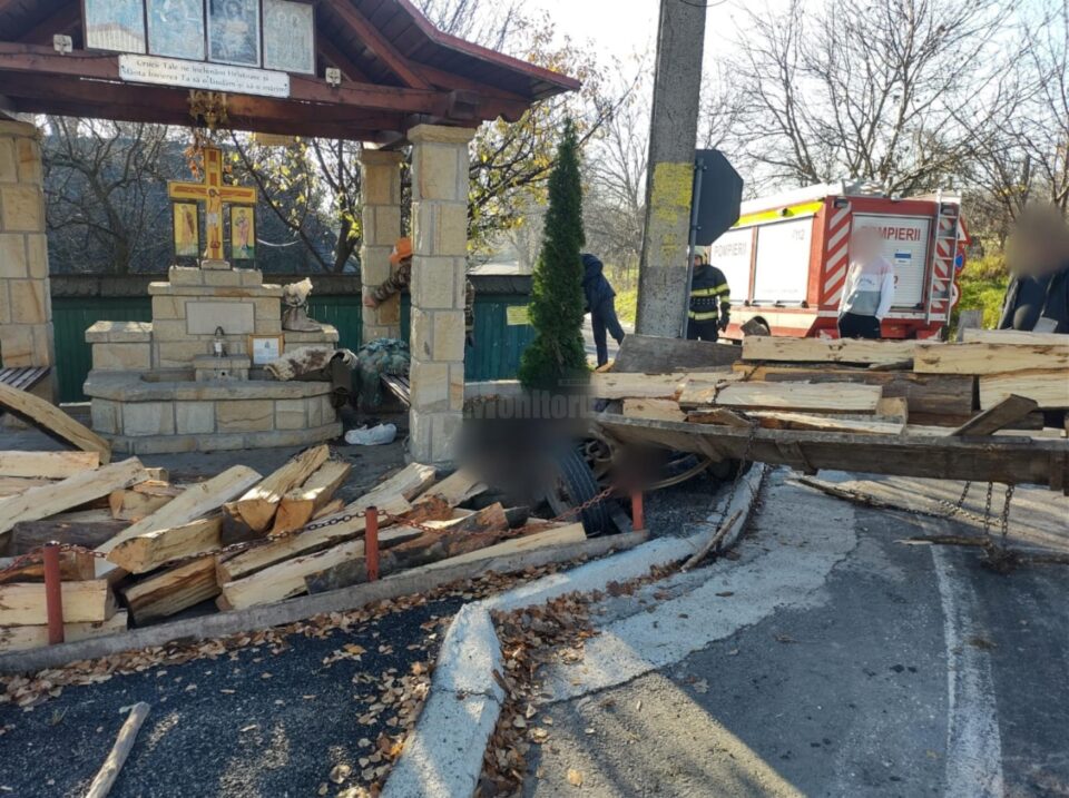 Căruțaș rănit și cal mort după un accident produs miercuri dimineață