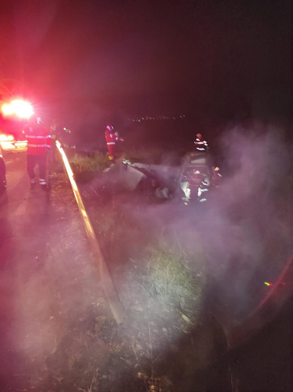 Accident mortal cu o mașină răsturnată pe centura Rădăuțiului